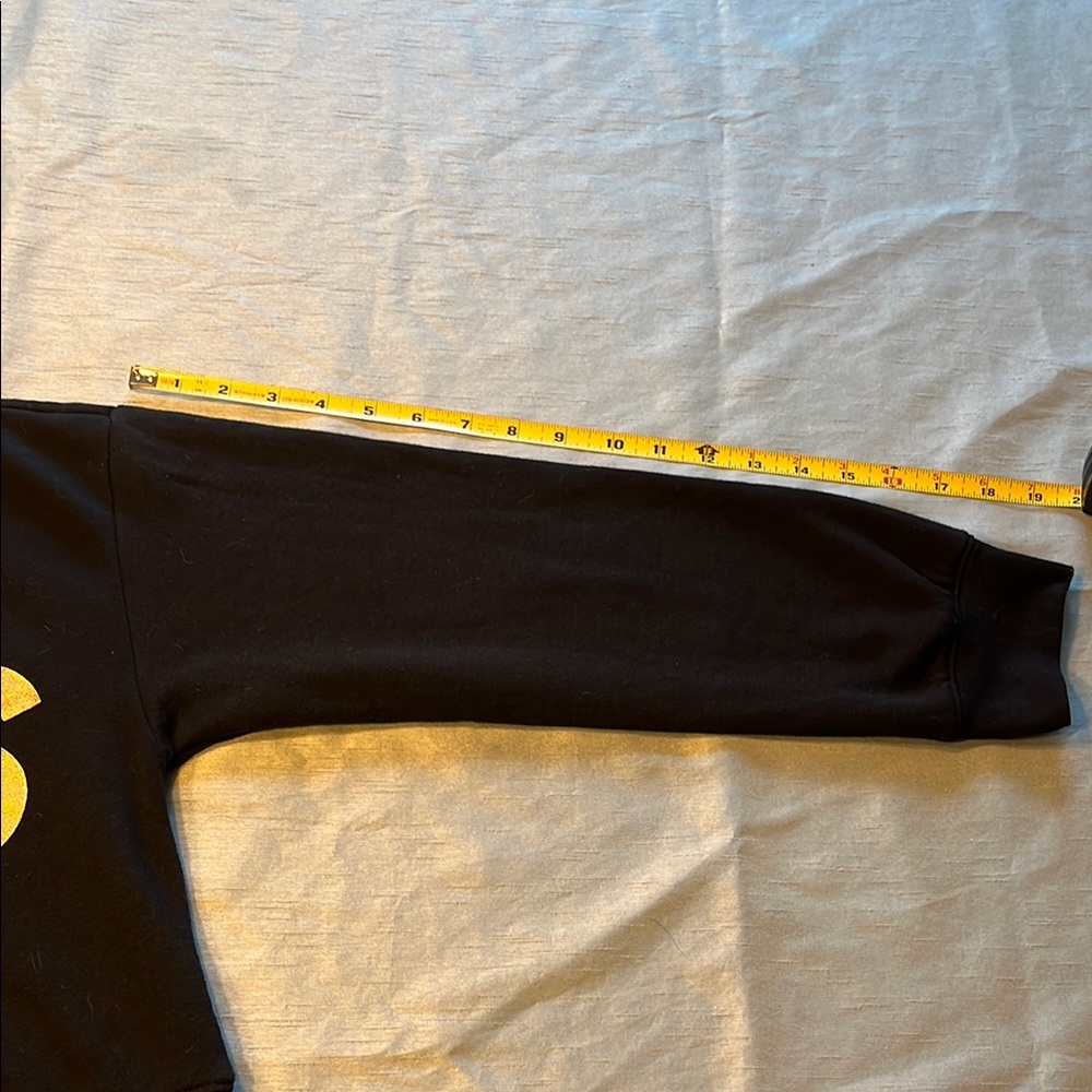 Guess Black Hoodie with Metallic Gold Lettering - Picture 6 of 9